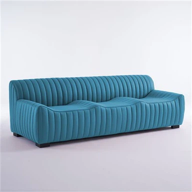 Set Sofa Kulit Gandum Penuh